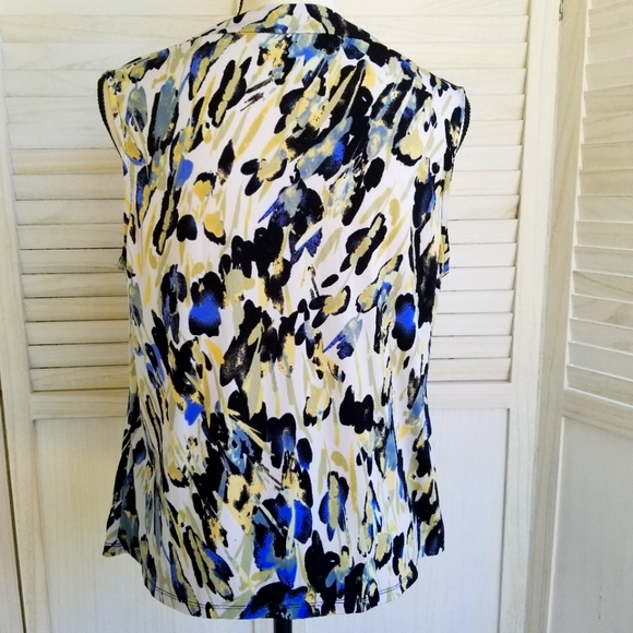 Jones Studio Sleeveless Blouse. Size Large - Picture 3 of 10